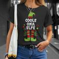 Damen T-Shirt Coole Oma Elfe - Partnerlook für Weihnachten Geschenke für Sie