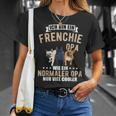 Französische Bulldogge Opa T-Shirt für Herren, Hundebesitzer Tee Geschenke für Sie