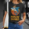 Pepaw Shark Vintage Papa Opa Vatertag Geschenke T-Shirt Geschenke für Sie