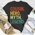 Cousin Held Mythos Legende Retro Vintage-Cousin T-Shirt Lustige Geschenke