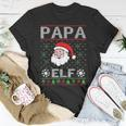 Papa Elf Outfit Weihnachten Familie Elf Weihnachten T-Shirt Lustige Geschenke