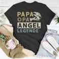 Papa Opa Angel Legende T-Shirt, Perfekt für Vatertagsangler Lustige Geschenke