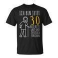 30. Geburtstag Mann T-Shirt Ich bin jetzt 30, Lustiger Spruch