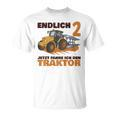Kinder Traktor T-Shirt Endlich 2 Jahre: Jetzt Fahre Ich für Jungen
