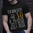30. Geburtstag Mann T-Shirt Ich bin jetzt 30, Lustiger Spruch Geschenke für Ihn