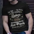 57. Geburtstag Herren T-Shirt Vintage 1966, Mann Mythos Legende Geschenke für Ihn