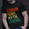 Cousin Held Mythos Legende Retro Vintage-Cousin T-Shirt Geschenke für Ihn