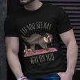 Faultier-Yoga T-Shirt, Witziges Wortspiel-Design Effe You See Kay Why Oh You Geschenke für Ihn