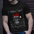 Frohes Neues Jahr T-Shirt, Russischer Weihnachtsmann-Hase, Retro-Design Geschenke für Ihn