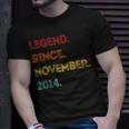 Legend Since November 2014 6 Geburtstag Geschenk 6 Jahre T-Shirt Geschenke für Ihn