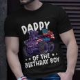 Monstertruck Vater Geburtstagskind T-Shirt für Familienfeiern Geschenke für Ihn