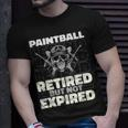 Paintball Im Ruhestand Sport Spieler Paintballer Paintball T-Shirt Geschenke für Ihn