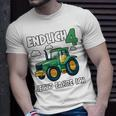 Kinder Traktor T-Shirt zum 4. Geburtstag mit Lustigen Sprüchen für Jungs Geschenke für Ihn
