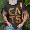 Cats Katzen- Liebe Besitzer Freund Statement Niedlich T-Shirt Geschenke für alte Männer