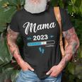 Damen Mama Loading 2023 T-Shirt für Werdende Mütter Geschenke für alte Männer