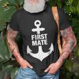 First Mate Sohn Tochter Papa Geschenk Weihnachten Geburtstag T-Shirt Geschenke für alte Männer