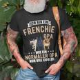 Französische Bulldogge Opa T-Shirt für Herren, Hundebesitzer Tee Geschenke für alte Männer