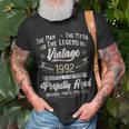 Herren T-Shirt 31. Geburtstag 1992, Vintage Mann Mythos Legende Geschenke für alte Männer