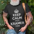 Kramer Lustiger Stammbaum T-Shirt für Geburtstagstreffen Geschenke für alte Männer