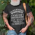 Legenden Wurden Im Januar 1968 Geschenk 55 Geburtstag Mann T-Shirt Geschenke für alte Männer