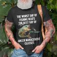 Lustiger Schlimmster Angeltag T-Shirt Geschenke für alte Männer