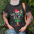 Lustiges Weihnachtskostüm Für Die Ganze Familie Welder Elf T-Shirt Geschenke für alte Männer