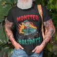 Monster Ferien Weihnachtsmann Elf T-Shirt Geschenke für alte Männer