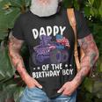 Monstertruck Vater Geburtstagskind T-Shirt für Familienfeiern Geschenke für alte Männer
