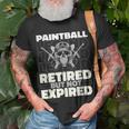 Paintball Im Ruhestand Sport Spieler Paintballer Paintball T-Shirt Geschenke für alte Männer