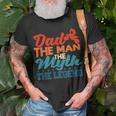 Papa Dirt Bike Motocross MX Rider T-Shirt: Mann Mythos Legende Geschenke für alte Männer