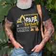 Papa Geburtstag Crew Bauhemden Geschenk Geburtstag T-Shirt Geschenke für alte Männer
