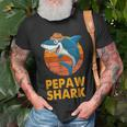 Pepaw Shark Vintage Papa Opa Vatertag Geschenke T-Shirt Geschenke für alte Männer