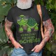Schildkröte Ich Bin Zu Alt Für Diesen Scheiß Sportler Rente T-Shirt Geschenke für alte Männer