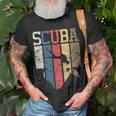 Scuba Vintage Diver Unterwasser Schwimmen Taucher Geschenk T-Shirt Geschenke für alte Männer