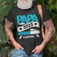 Werdender Papa 2023 T-Shirt, Ankündigung Vaterschaft Tee Geschenke für alte Männer