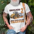 Kinder Traktor T-Shirt Endlich 2 Jahre: Jetzt Fahre Ich für Jungen Geschenke für alte Männer