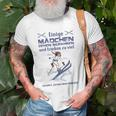 Lustiges Skifahren T-Shirt für Mädchen, Party & Pistenspaß Motiv Geschenke für alte Männer