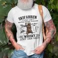 Skifahren Und Whisky V2 T-Shirt Geschenke für alte Männer