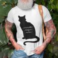 Verrückte Katzen Mama Katzenbesitzer Katze Mutter Geschenk T-Shirt Geschenke für alte Männer