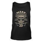 23 Geburtstag Geschenk Mann Mythos Legende März 2000 Tank Top