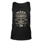 26 Geburtstag Geschenk Mann Mythos Legende März 1997 Tank Top