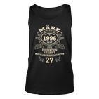 27 Geburtstag Geschenk Mann Mythos Legende März 1996 Tank Top