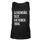 37 Geburtstag Geschenk 37 Jahre Legendär Seit Oktober 1986 Tank Top