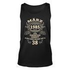 38 Geburtstag Geschenk Mann Mythos Legende März 1985 Tank Top