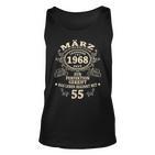 55 Geburtstag Geschenk Mann Mythos Legende März 1968 Tank Top