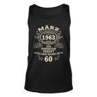 60 Geburtstag Geschenk Mann Mythos Legende März 1963 Tank Top