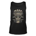 69 Geburtstag Geschenk Mann Mythos Legende März 1954 Tank Top