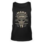 73 Geburtstag Geschenk Mann Mythos Legende März 1950 Tank Top