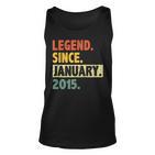 8 Geburtstag Legende Seit Januar 2015 8 Jahre Alt Tank Top