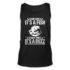 Angeln Herren Unisex TankTop mit Lustigem Spruch für Fischer, Opa & Papa